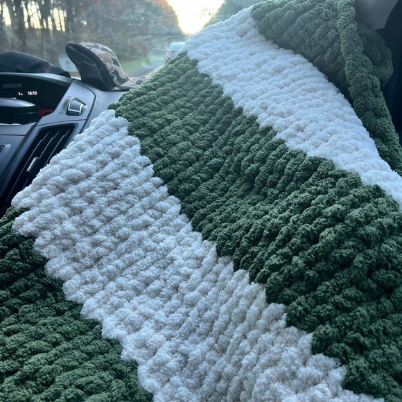 Handmade Chunky Knit Blanket